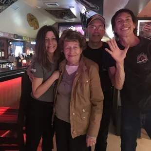 a group of people posing for a picture