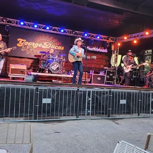 George Ducas and his band