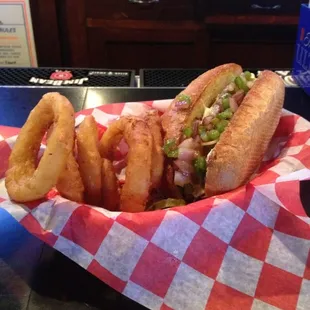 V-rod! Philly cheese steak!