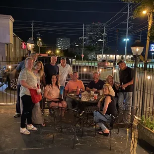 a group of people posing for a picture
