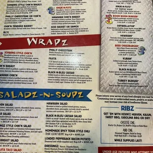 Menu 2024