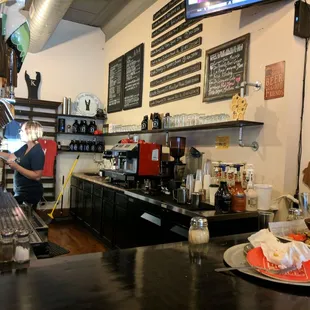 sushi and sashimi, interior