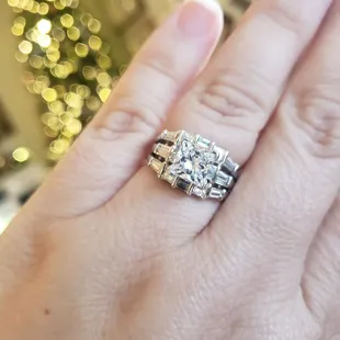 My new beautiful ring Knutson Jewelers made!