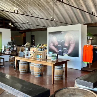 Tasting room and shop