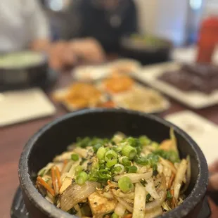Tofu Dolsot Bibim Bap