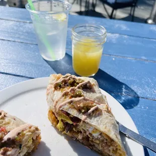 Breakfast burrito is Fantastic!! You had me at Mimosa!! Perfect brunch on the river!!