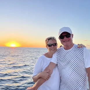 Just before the sunset.