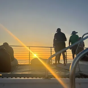 Sunset.