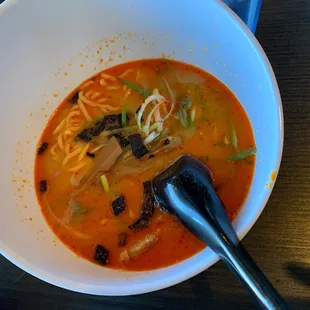Kid&apos;s Ramen she chooses spicy