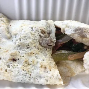 Egg White Veggie Omelette (a look inside!)