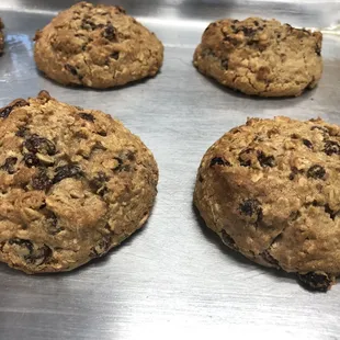 Fresh out of the Oven Oatmeal Raisin Cookies!!!