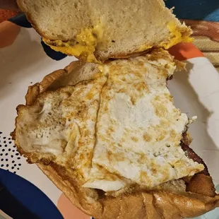 BEC - not scramble egg whites
