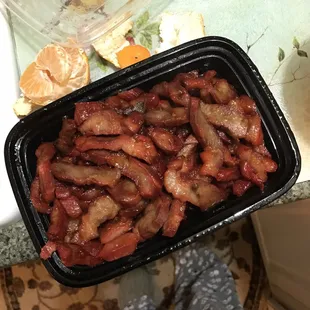 Boneless Bbq spare ribs