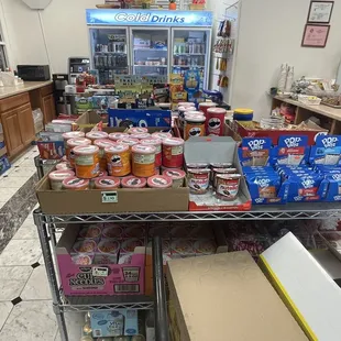 all kinds of snacks