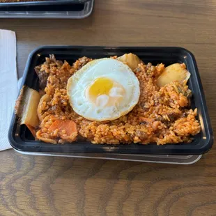 Kimchi Kimchi and Beef Fried Rice