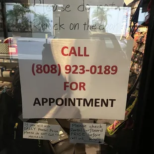 Koa&apos;s number to rent a board. ‍