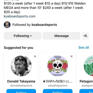 IG page.