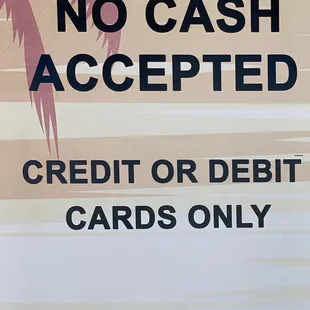 As of 8/4/22 Koa Oasis is now cashless ( credit or debit only) - cash tips accepted