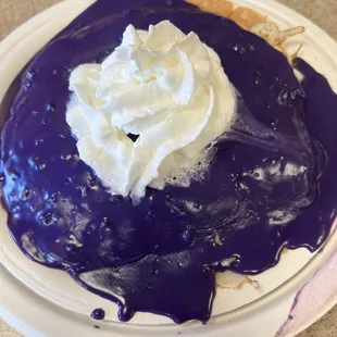 Ube pancakes
