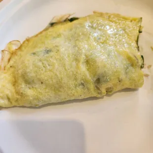 Seafood omelet