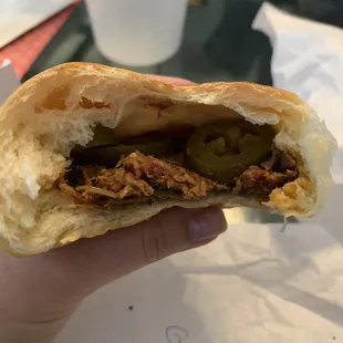 Spicy brisket kolache