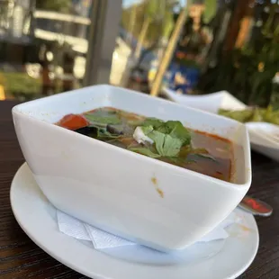 Tom Ka seafood soup