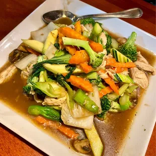 Mixed vegetables with chicken