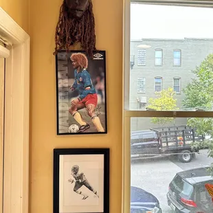 a picture of a soccer player with dreadlocks