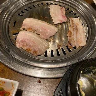 Unmarinated pork belly