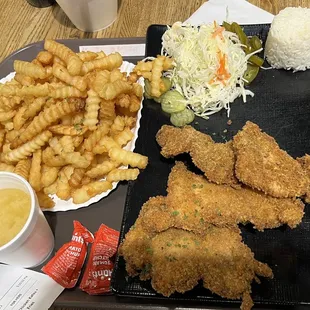 M1. Chicken Katsu and French Fries Combo