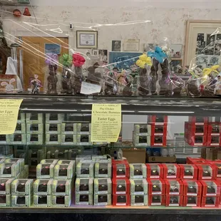 Fully stocked Easter truffles and chocolates