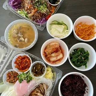 Lunch Jangban Guksoo Vegan