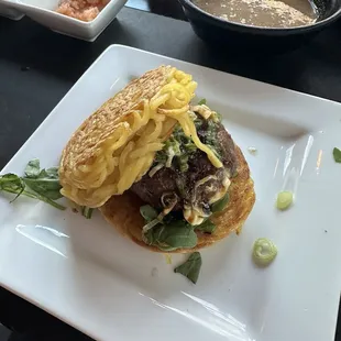 Ramen slider appetizer