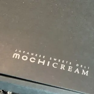 a box of mochi cream