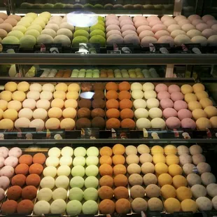 Japanese Sweets Deli Mochi Cream in a variety of flavors.
