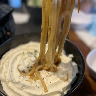 12/30/2021 cream curry udon - noodle pull game strong