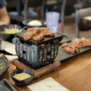 Very enjoyable beef Gyukatsu.