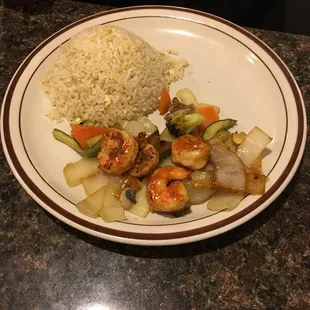 Kid&apos;s hibachi shrimp.