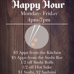 New Happy Hour for sushi Lovers. #halfoffsushi #Sake # 2-4-1 drinks