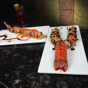 sashimi, sushi, sushi and sashimi, food