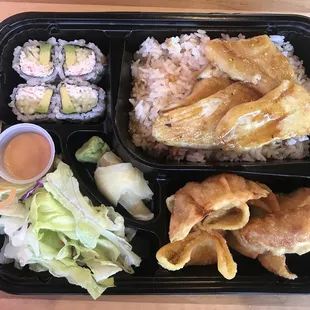 Basa filet bento