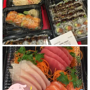 sushi and sashimi, interior