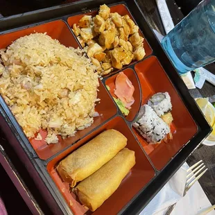 Chicken teriyaki bento box