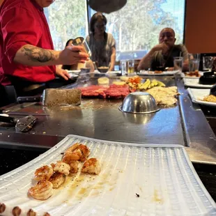 a chef preparing a meal