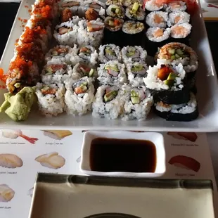 Fantastic Sushi dinner at KOBE in Hermitage Pa