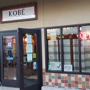 Kobe Restaurant Frontage