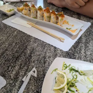 food, sushi and sashimi