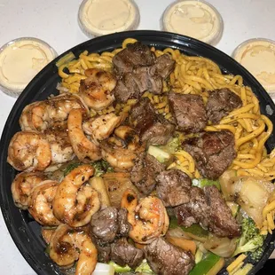 Hibachi Filet Mignon &amp; Shrimp