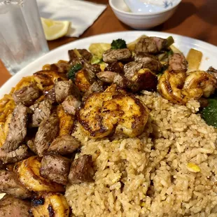 Hibachi Steak &amp; Shrimp