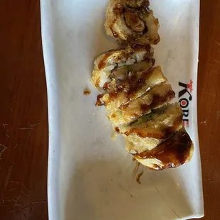 Austin roll - it&apos;s all tempura fried.